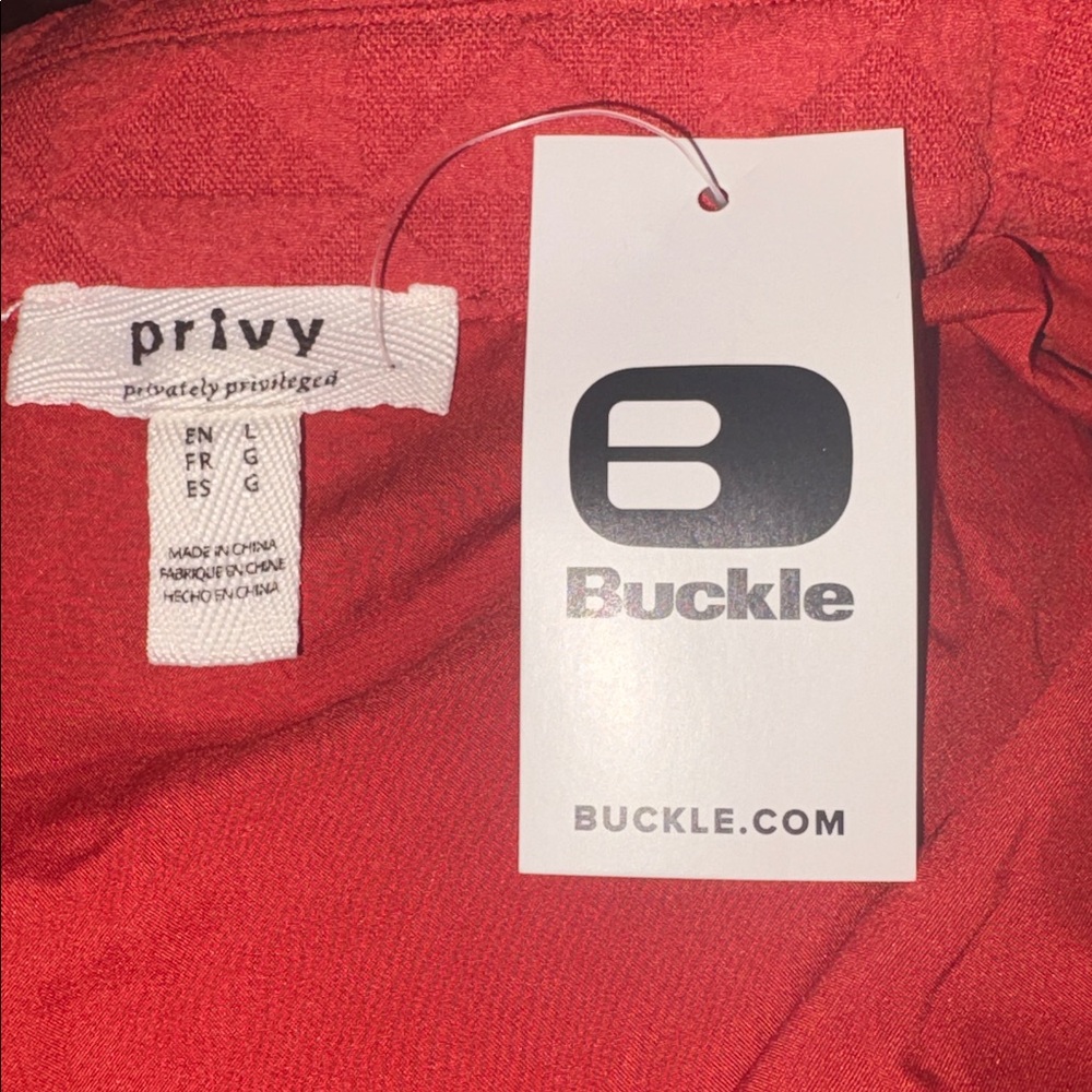 NWT Buckle Privy Baked Apple Cropped Textured jacket - Picture 5 of 8